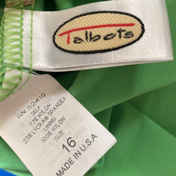 NWOT Talbots Tankini Top size 16 - Picture 8 of 9